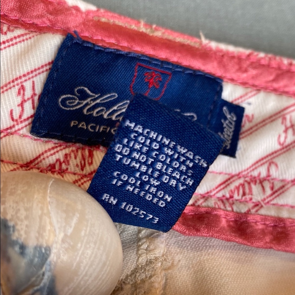Hollister Wide-leg Cuffed Capris Off-white 5 - Picture 11 of 11